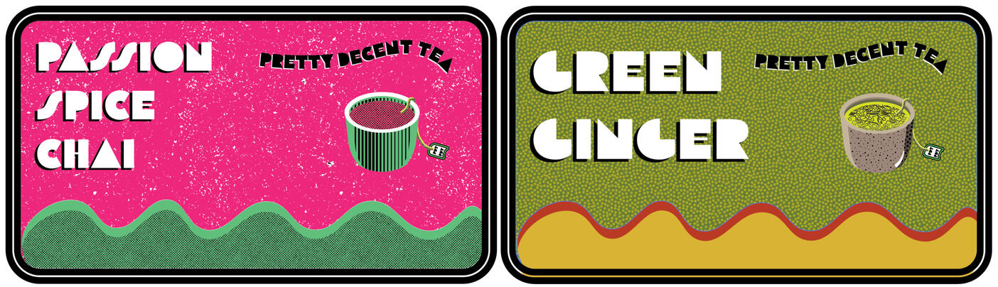 Tea Labels, 2025 - done for fun!